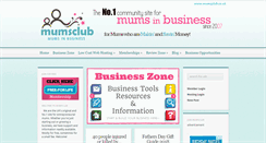 Desktop Screenshot of mumsclub.co.uk